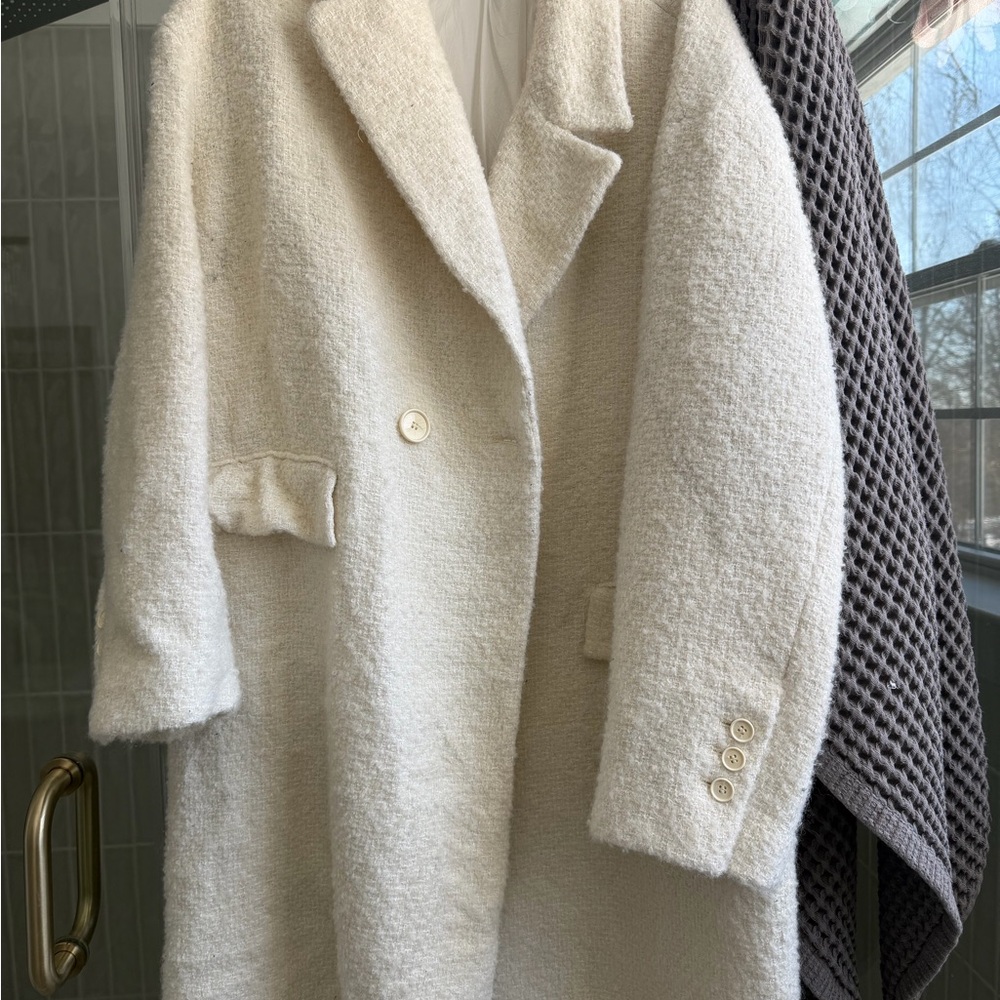 Elegant Cream Zara Coat